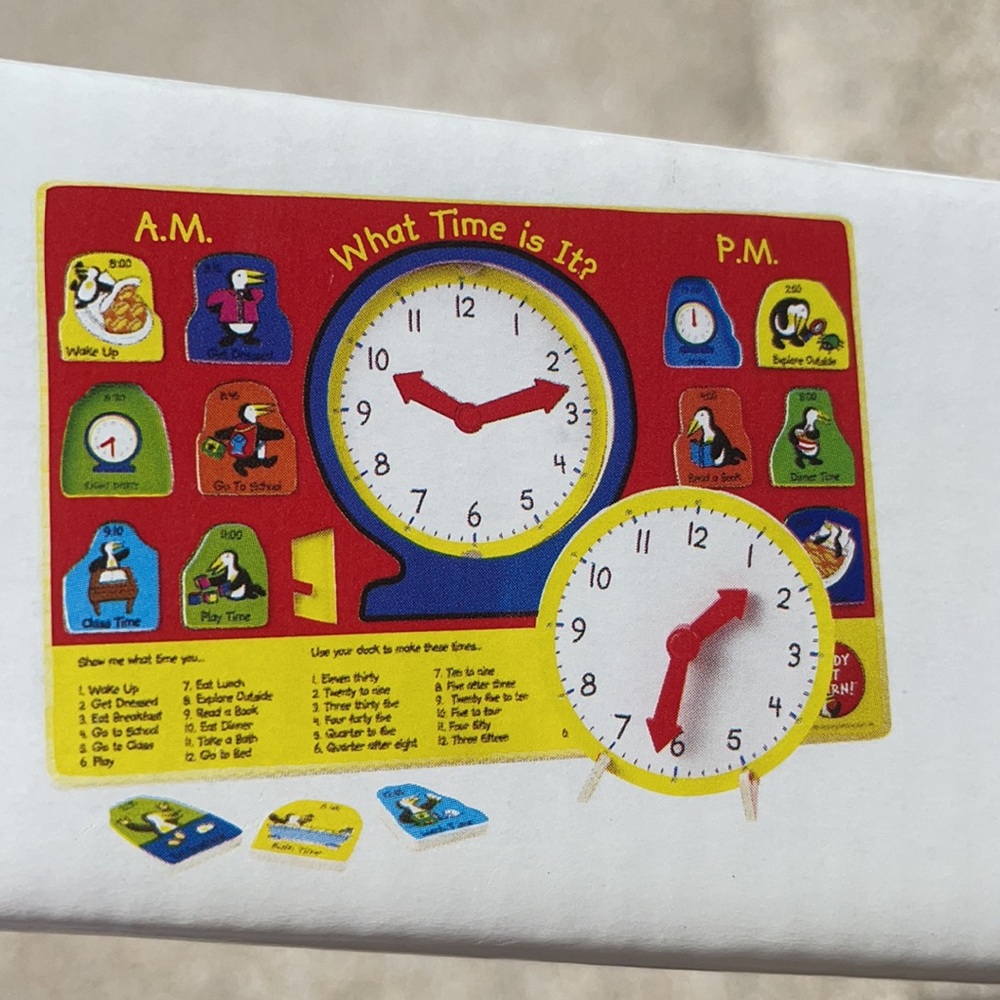 Paz’s Learning Time: What Time is it? Puzzle Ready Educational Toy - Learn - Picture 13 of 15